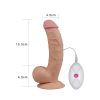 Lovetoy 8.5" The Ultra Soft Dude – puha, vibrációs realisztikus dildo